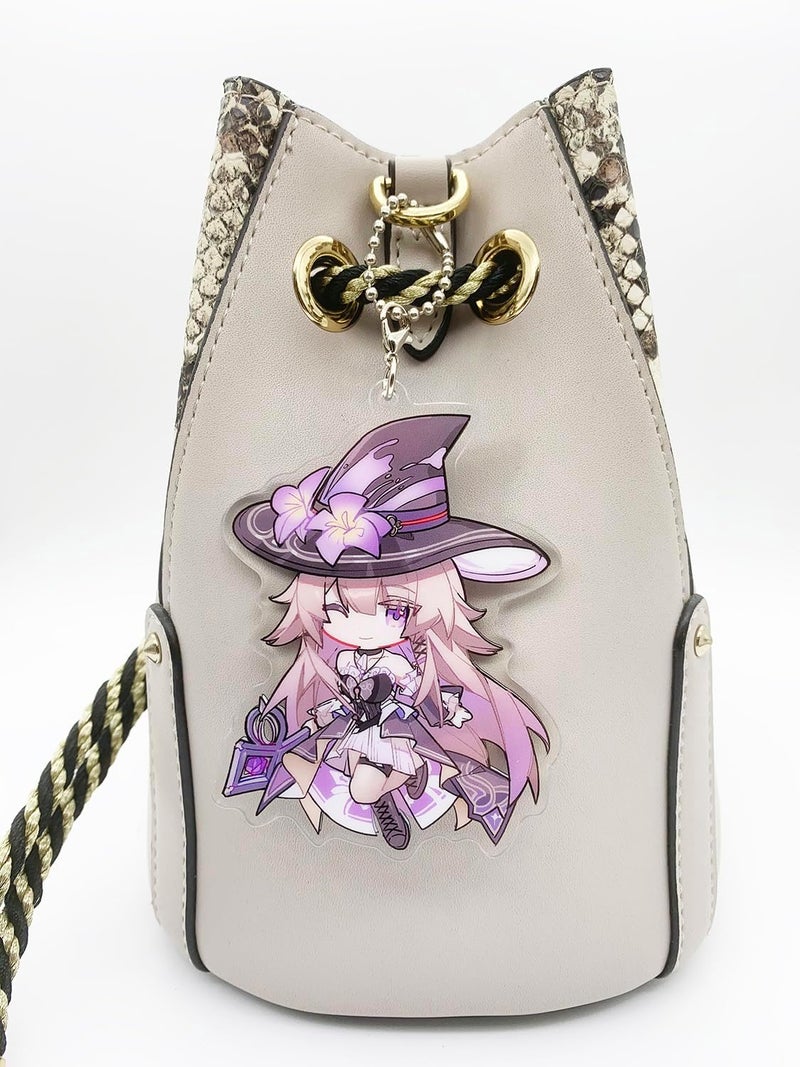 YJacuing Honkai: Star Rail Chibi Cute Acrylic Stand Figure Keychain - Image 3